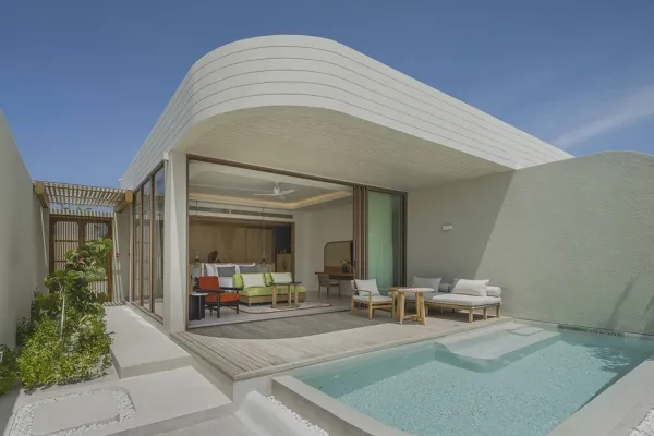 One-Bedroom Sunset Beach Pool Villa � Centara Grand Lagoon Maldives, Maldives