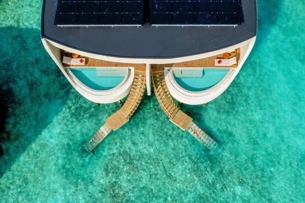 One-Bedroom Sunset Overwater Pool Villa � Centara Grand Lagoon Maldives, Maldives