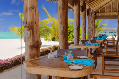 The Sand - Main Restaurant � Dining at You & Me Maldives