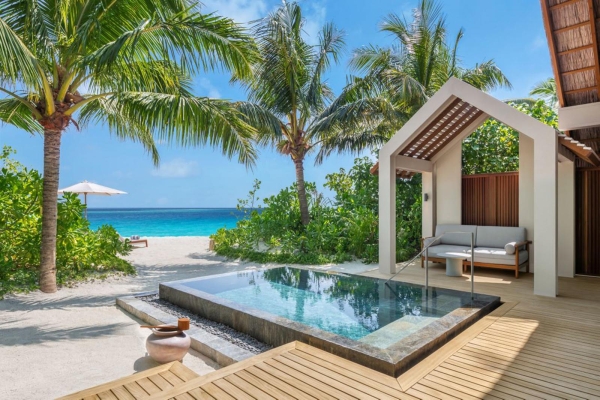 Sunset Beach Pool Villa � JW Marriott Maldives Kaafu Atoll Island Resort, Maldives