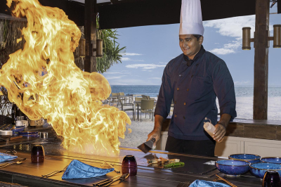 Japanese Garden � Dining at Cocoon Maldives