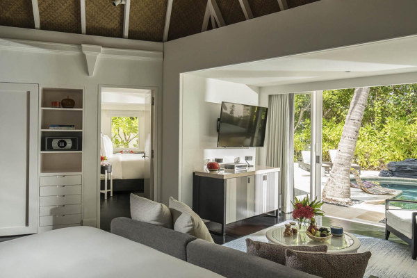 Two-Bedroom Beach Pavilion with Pool � Four Seasons Resort Maldives at Kuda Huraa, Maldives