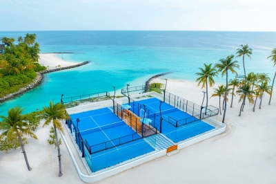 Padel Tennis by the Ocean � Experience at SAii Lagoon Maldives, Curio Collection by Hilton