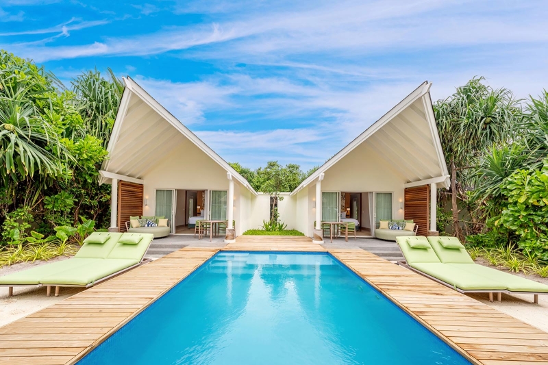 2BR Family Beach Villa with Pool