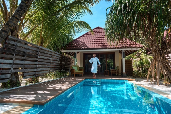 Pool Beach Villa � Dhigufaru Island Resort, Maldives