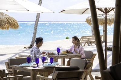 Beach Club Grill Restaurant � Dining at Emerald Maldives Resort & Spa