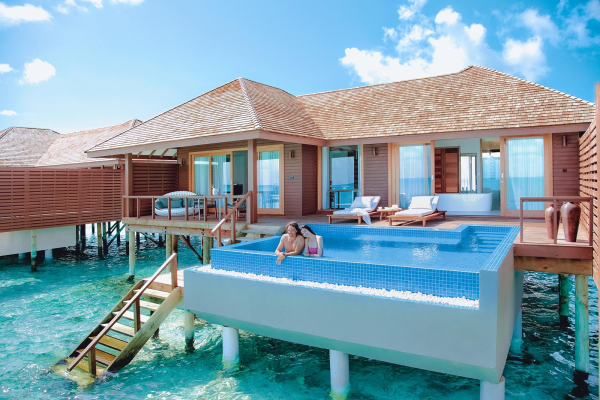 Deluxe Water Villa with Private Pool � Hideaway Beach Resort & Spa Maldives, Maldives