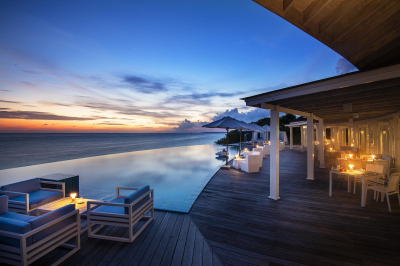 Sunset Pool Café � Dining at Hideaway Beach Resort & Spa Maldives