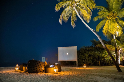 Cinema Under the Stars � Experience at Hideaway Beach Resort & Spa Maldives