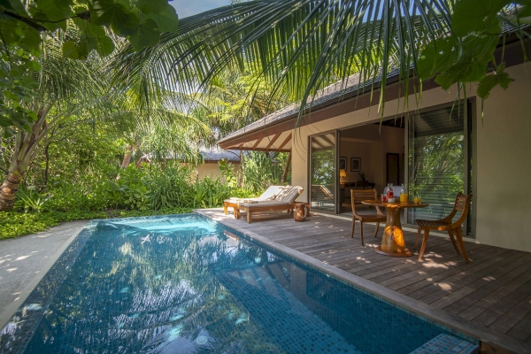 Sunset Beach Pool Villa - One Bedroom � The Residence Maldives at Dhigurah, Maldives