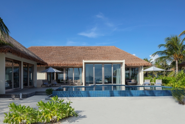 Three Bedroom Beach Villa - Pool and Sunset View � Radisson Blu Resort Maldives, Maldives