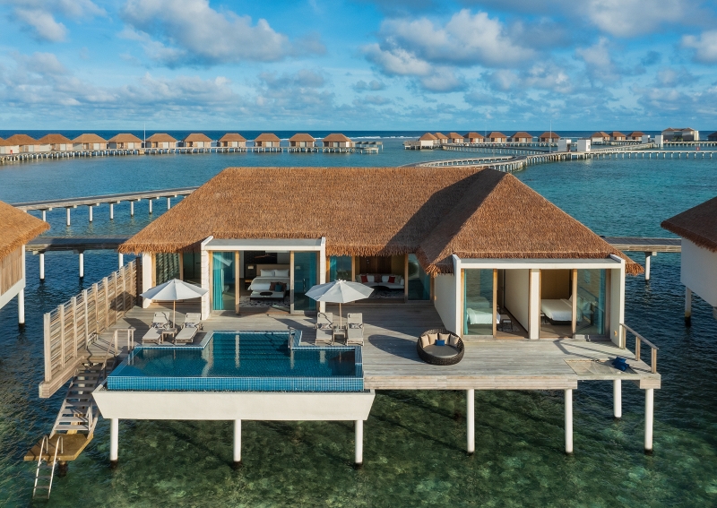 Three Bedroom Overwater Villa - Pool and Lagoon View