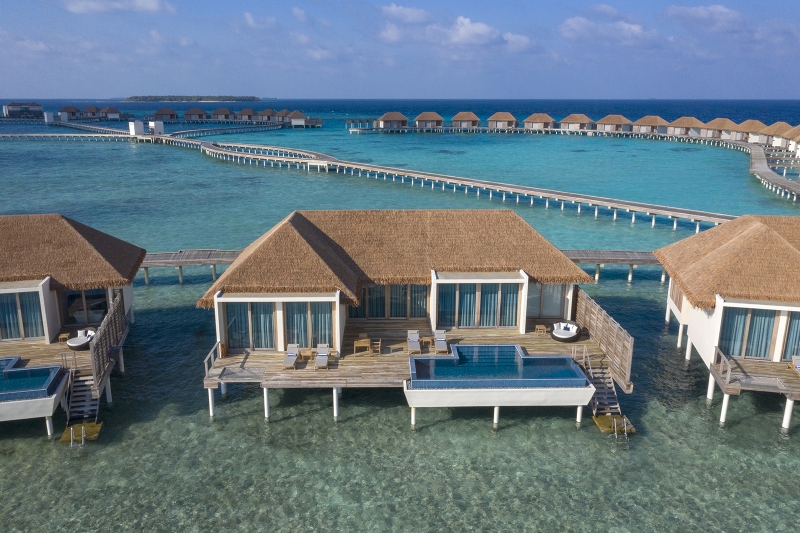 Three Bedroom Overwater Villa - Pool and Sunset View