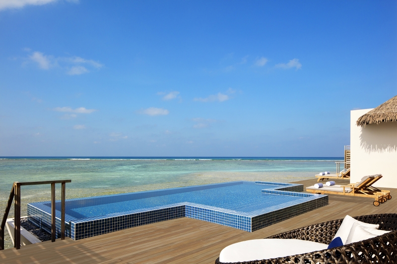 Three Bedroom Overwater Villa - Pool and Sunset View