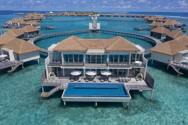 Three Bedroom Presidential Overwater Villa with Pool � Radisson Blu Resort Maldives, Maldives